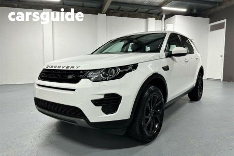 White 2016 Land Rover Discovery Sport Wagon TD4 180 SE 5 Seat
