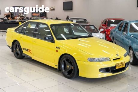 Yellow 1996 HSV GTS Sedan -R