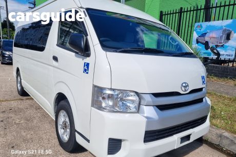 White 2019 Toyota HiAce Van Slwb GL Pack