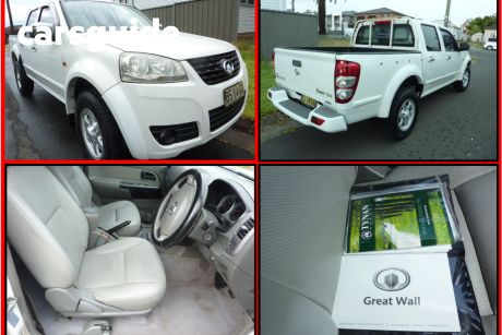 White 2012 Great Wall V200 Dual Cab Utility (4X4)