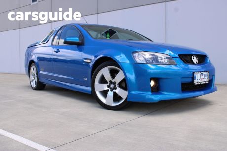 Blue 2008 Holden Commodore Utility SS-V