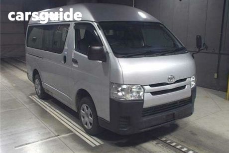 Silver 2015 Toyota HiAce Commercial VAN CAMPERVAN PEOPLE MOVER