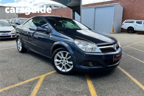 Blue 2007 Holden Astra Convertible Twin TOP