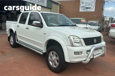 White 2006 Holden Rodeo Crew Cab Pickup LX