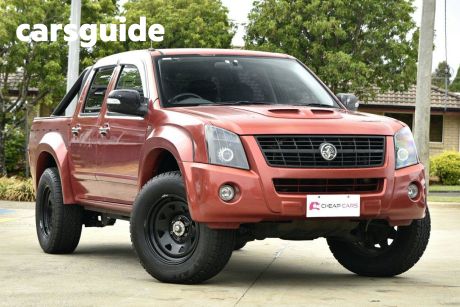 Red 2007 Holden Rodeo Cab Chassis LX