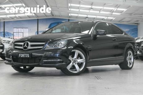 Black 2013 Mercedes-Benz C250 Coupe BE