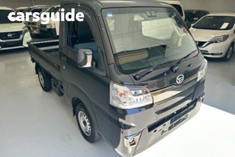 Black 2021 Daihatsu Hijet Ute Tray 4WD