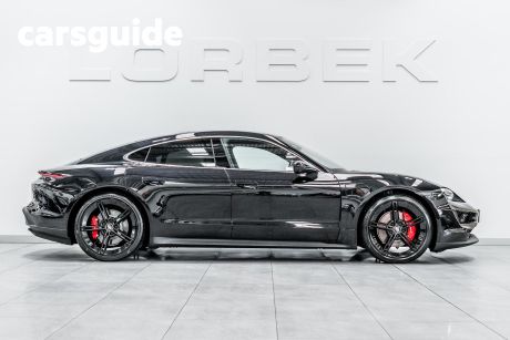 Black 2021 Porsche Taycan Coupe 4S
