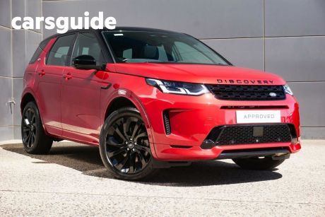 Red 2021 Land Rover Discovery Sport Wagon R-Dynamic SE