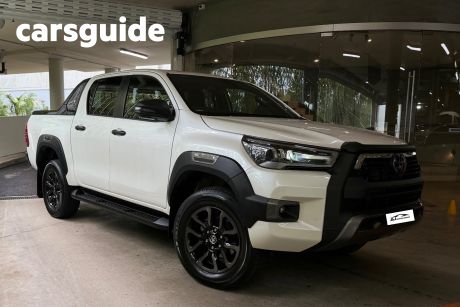 White 2022 Toyota Hilux Double Cab Pick Up Rogue (4X4)