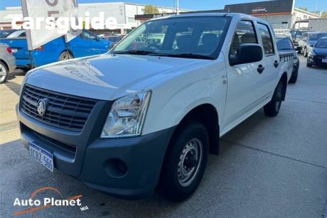 White 2007 Holden Rodeo Crew Cab Pickup DX