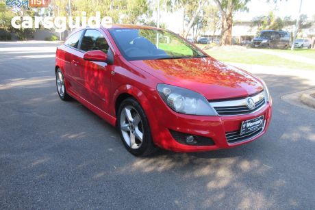Red 2007 Holden Astra Coupe SRI