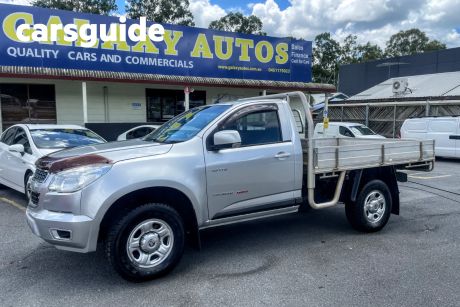 Silver 2012 Holden Colorado Cab Chassis LX (4X4)