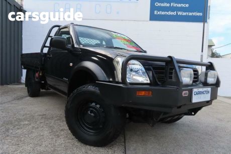 Black 2005 Holden Rodeo Cab Chassis LX