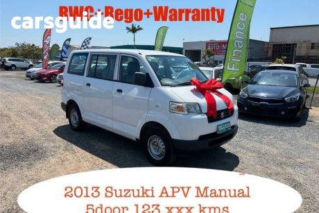 White 2013 Suzuki APV Van