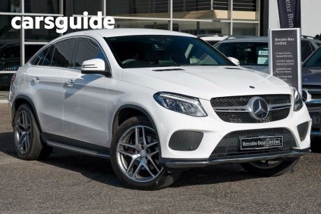 White 2016 Mercedes-Benz GLE350 Coupe D 4Matic