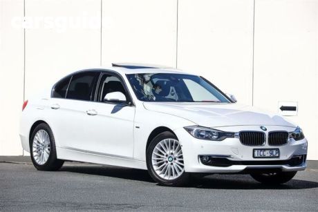 White 2014 BMW 320D Sedan Luxury Line