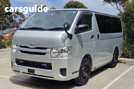 Silver 2018 Toyota HiAce Commercial GDH201