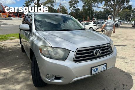 Silver 2009 Toyota Kluger Wagon KX-S (fwd)