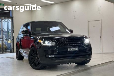 Black 2016 Land Rover Range Rover Wagon Autobiography SDV8