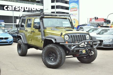 Yellow 2007 Jeep Wrangler Softtop Unlimited Sport (4X4)