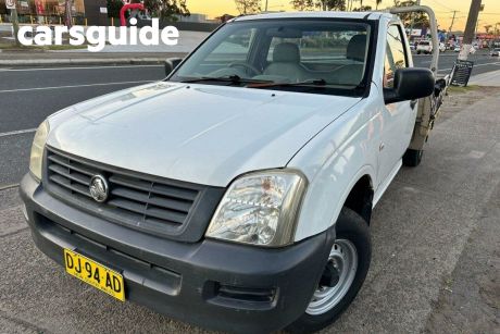 White 2004 Holden Rodeo Cab Chassis DX