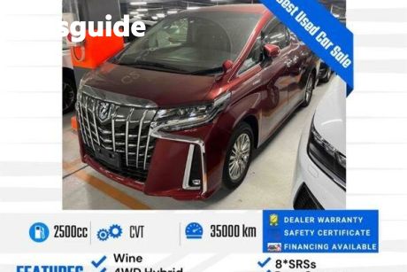 Red 2020 Toyota Alphard OtherCar HYBRID MINIVAN PEOPLE MOVER 5 YEARS NATIONAL WARRANTY INCLUD