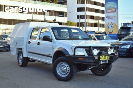 White 2006 Holden Rodeo Crew Cab Chassis LX (4X4)