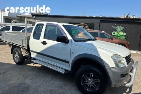 White 2003 Holden Rodeo Cab Chassis LX