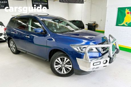 Blue 2018 Nissan Pathfinder Wagon ST-L (4X2)