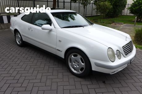 White 1997 Mercedes-Benz CLK320 Coupe Elegance