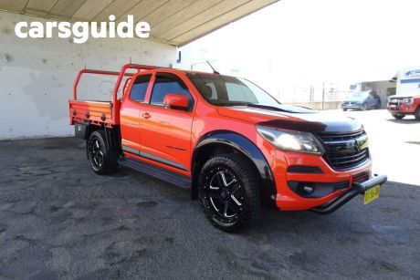 Orange 2018 Holden Colorado Space Cab Chassis LS (4X4) (5YR)