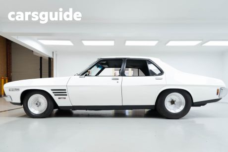 White 1973 Holden HQ Sedan Kingswood