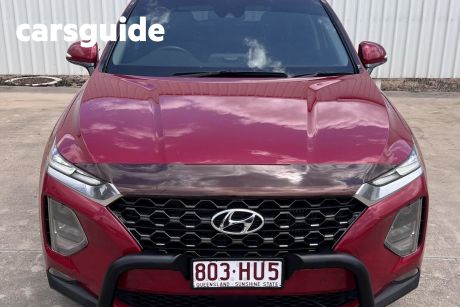 Red 2018 Hyundai Santa FE Wagon Elite Crdi (4X4)