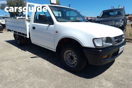 White 2000 Holden Rodeo Cab Chassis DX