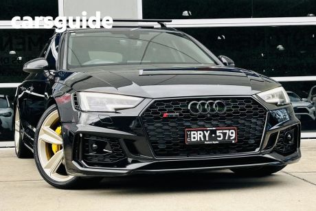 Black 2018 Audi RS4 Wagon Avant Quattro