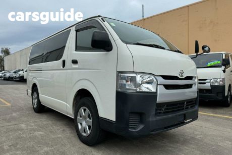 White 2018 Toyota HiAce Commercial LWB 4WD