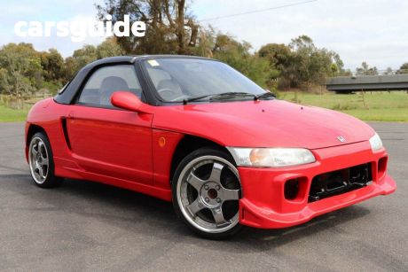 Red 1991 Honda Beat Coupe
