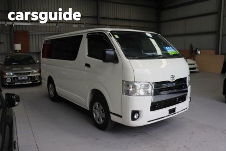 White 2015 Toyota HiAce Commercial GL LWB 4WD