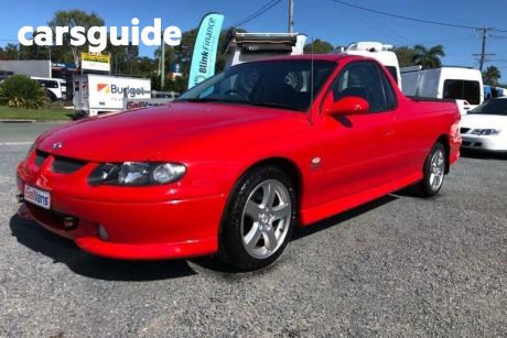 Red 2001 Holden Commodore Utility SS