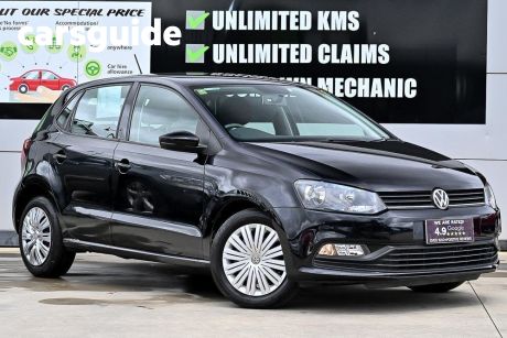 Black 2015 Volkswagen Polo Hatchback 66 TSI Trendline