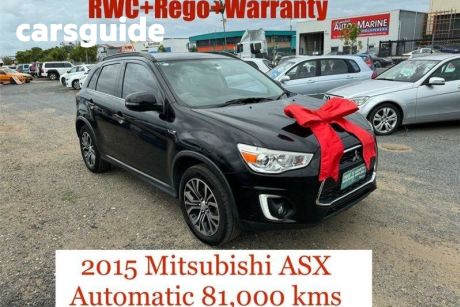 Black 2015 Mitsubishi ASX Wagon LS (2WD)
