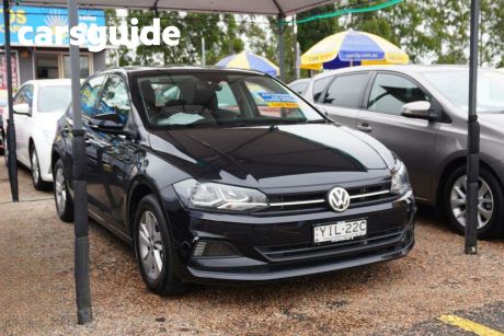 Black 2018 Volkswagen Polo Hatchback 85TSI Comfortline
