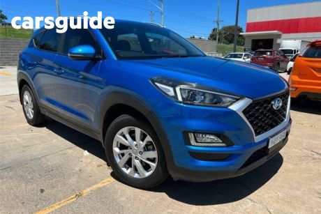 Blue 2018 Hyundai Tucson Wagon Active X (fwd)
