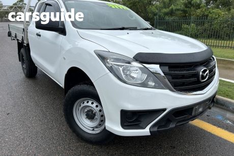 White 2018 Mazda BT-50 Freestyle Cab Chassis XT (4X4) (5YR)
