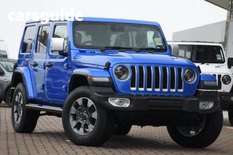 Blue 2022 Jeep Wrangler Unlimited Hardtop Overland (4X4)