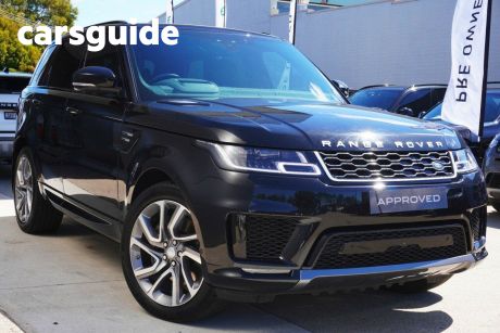 Black 2018 Land Rover Range Rover Sport Wagon HSE
