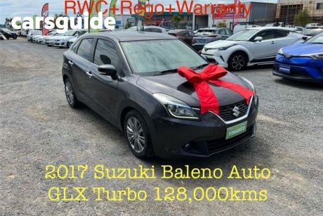 Grey 2017 Suzuki Baleno Hatchback GLX Turbo