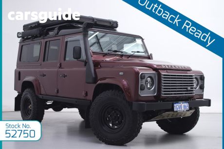Red 2015 Land Rover Defender Wagon 110 (4X4)
