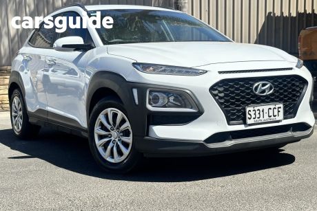 White 2019 Hyundai Kona Wagon GO (fwd)